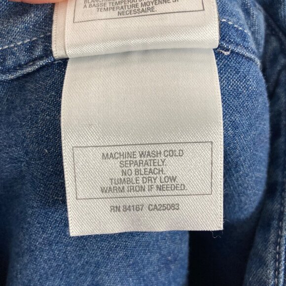 VTG Disney Store Winnie The Pooh & Friends Embroidered Denim Shirt Womens Small - Picture 6 of 7